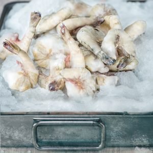 Baltakojės blyškiosios krevetės, uodegėlės 16/20 (800 g.)