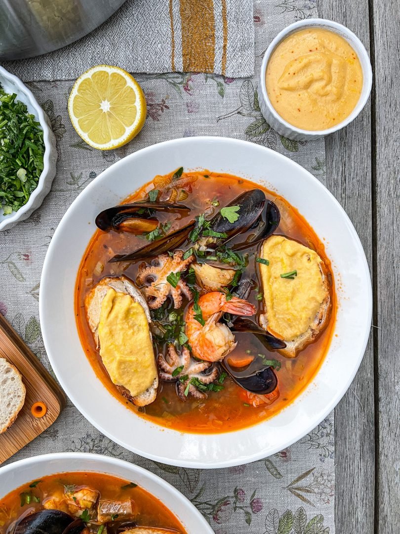 Prancūziškas žuvies troškinys BOUILLABASSE pagal „Sezoninė virtuvė“ Renatos Ničajienės receptą