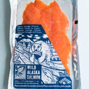 Aliaskos laukinė lašiša "Sockeye", šalto rūkymo (100g.)