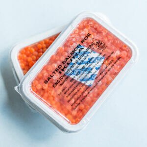 Laukinės lašišos "KING" raudonieji ikrai (250 g.)